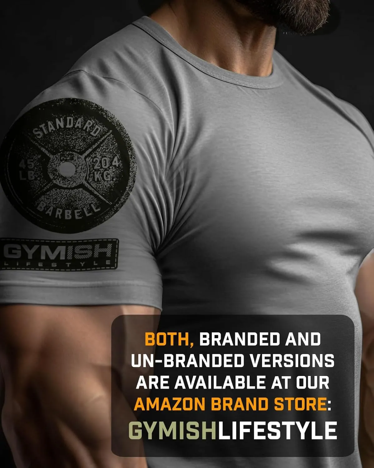 Heavy Lift Gym Workout Shirts for Men Weight Plate Gym T-Shirt