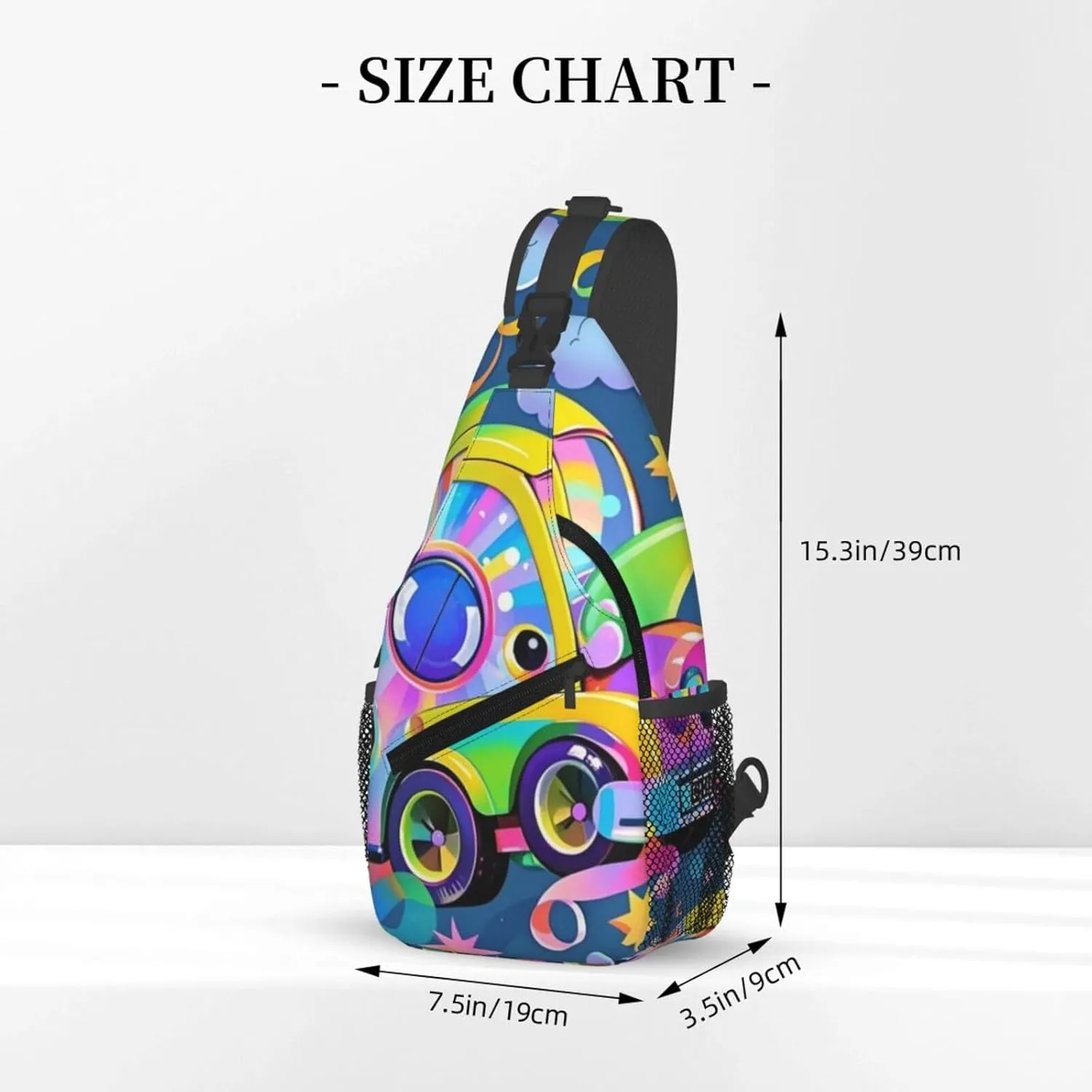 Hibiscus Flower Tropical Crossbody Bags Cross Chest Bag Adjustable Sling Backpack for Women Men