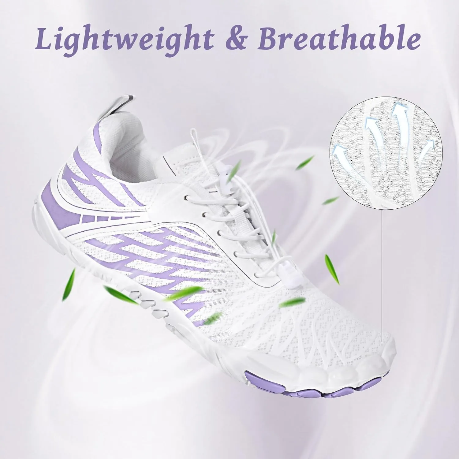 Hike Barefoot Shoes, Pro Barefoot Shoes Women Men Footwear, Athletic Hiking Minimalist Water Shoe Breathable Quick Dry Zero Drop Trail Running Shoe with Non-Slip Sole & Wide Toe Box