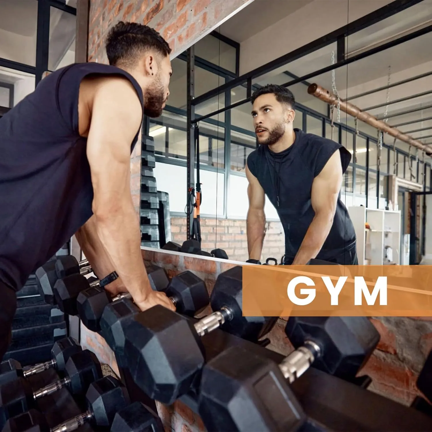 Home Gym Mirror, 65X30 Inch(Each)-2Pcs, Large Exercise Mirror, Frameless Full Body Mirror, Tempered Glass, Wall Mounted for Gym, Yoga, Bedroom, Dance Studio