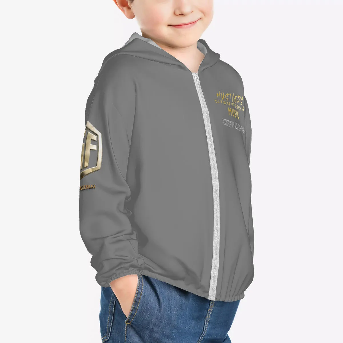 Hoodie Sun Hsm HC_F2 Minimalist Kids Lightweight Zipper Secret sale Protective