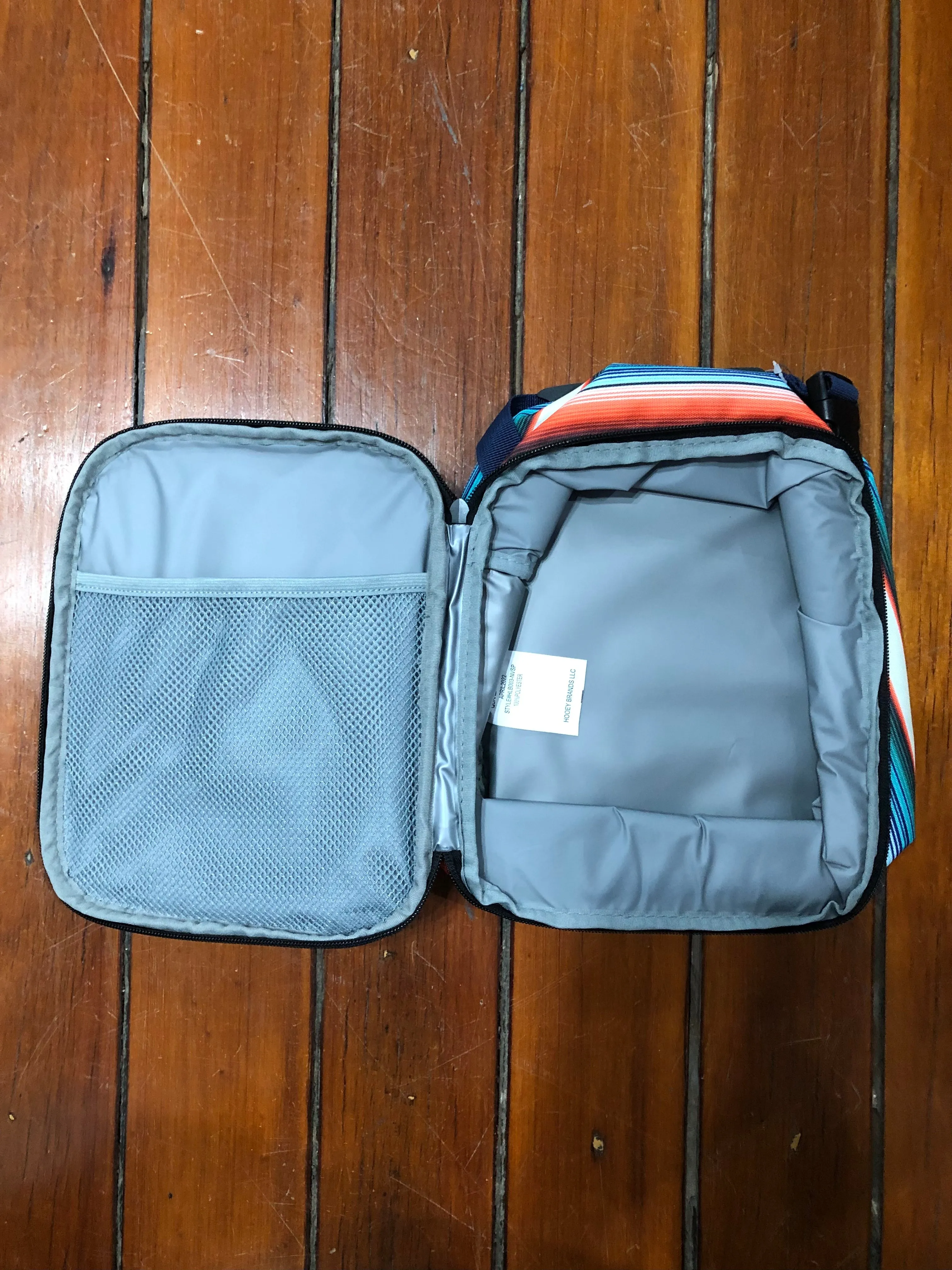 Hooey Lunch Box - Navy/Serape Pattern