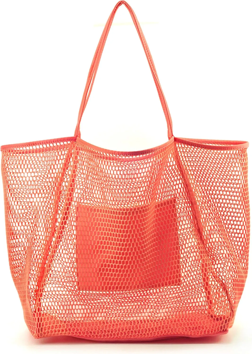HOXIS Mesh Beach Tote Womens Shoulder Handbag