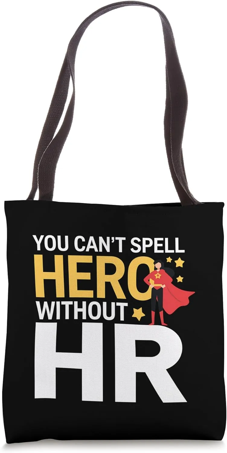 HR Hero Funny Human Job Coworker Gift Tote Bag