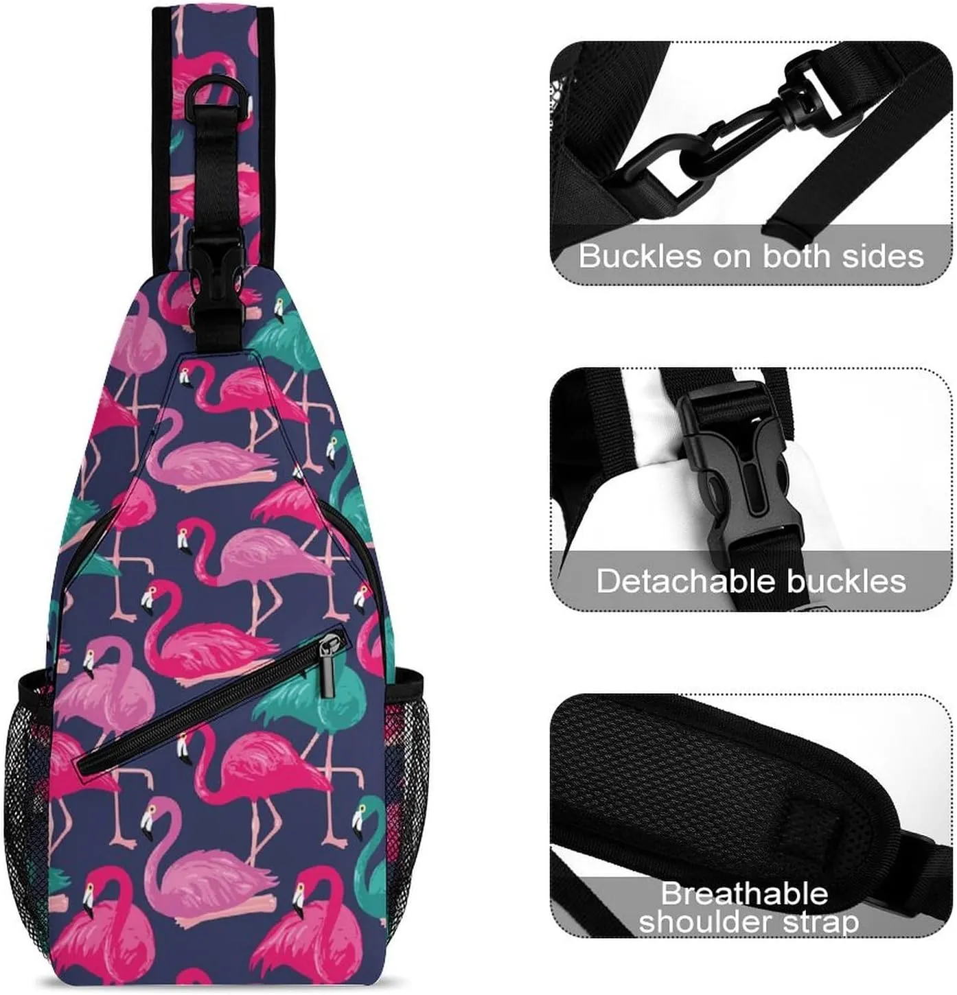 Human Skulls Versatile And Convenient Multipurpose Crossbody Bag - Perfect for Travel And Hiking