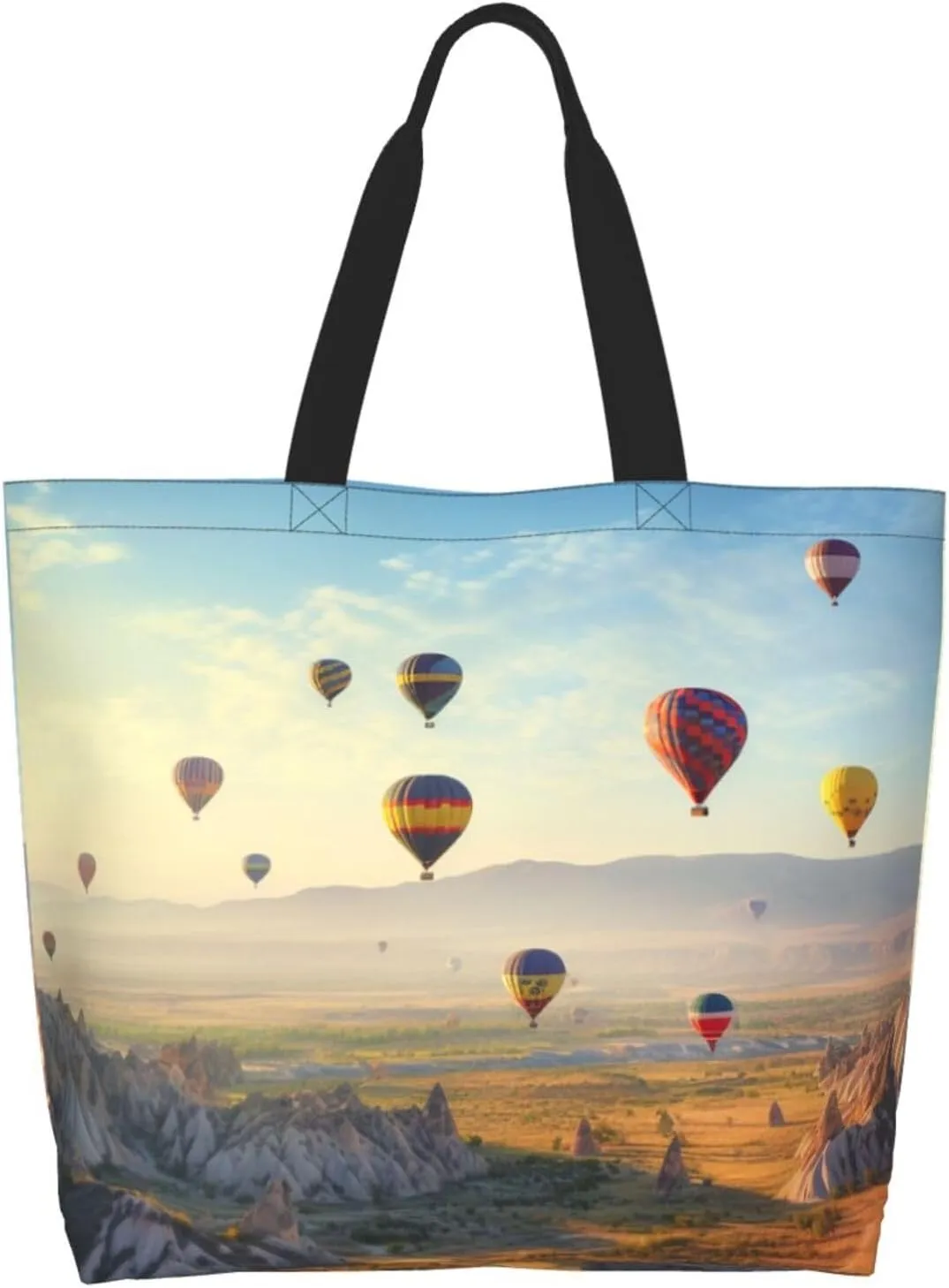 I Love Penguins Printed Shoulder Bag Women Casual Handbag Shopping Bag