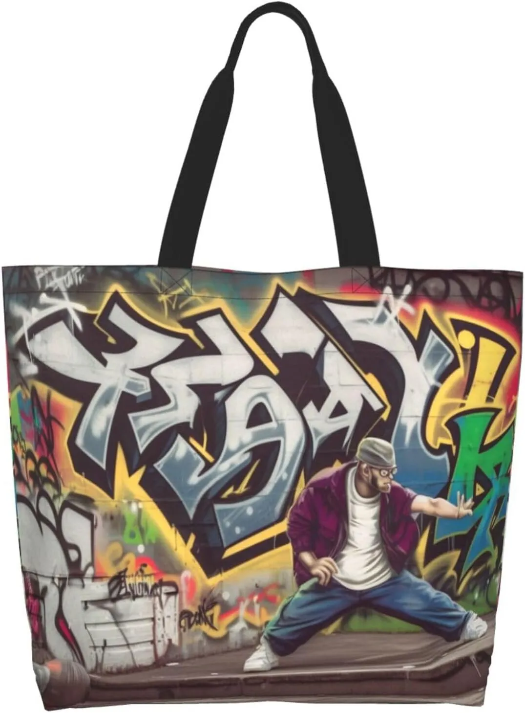 I Love Penguins Printed Shoulder Bag Women Casual Handbag Shopping Bag