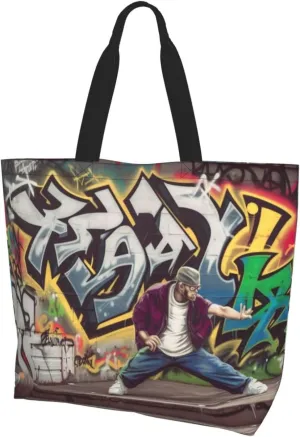 I Love Penguins Printed Shoulder Bag Women Casual Handbag Shopping Bag