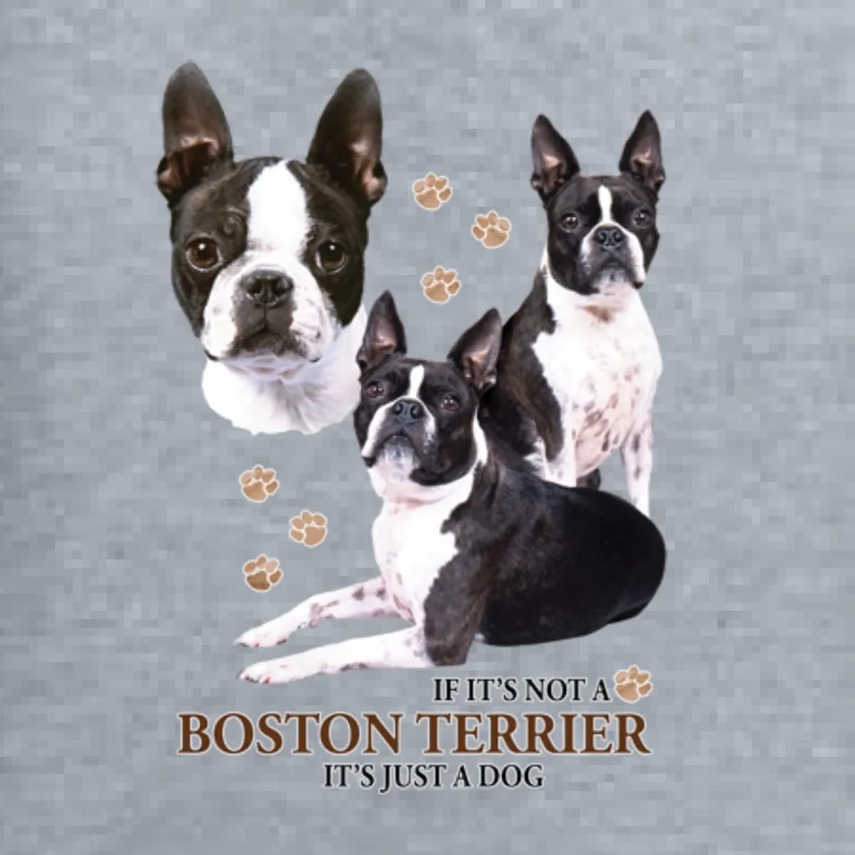 If It's Not a Boston Terrier It's Just a Dog Gift Dog Lover Womens Junior Fit V-Neck Tee