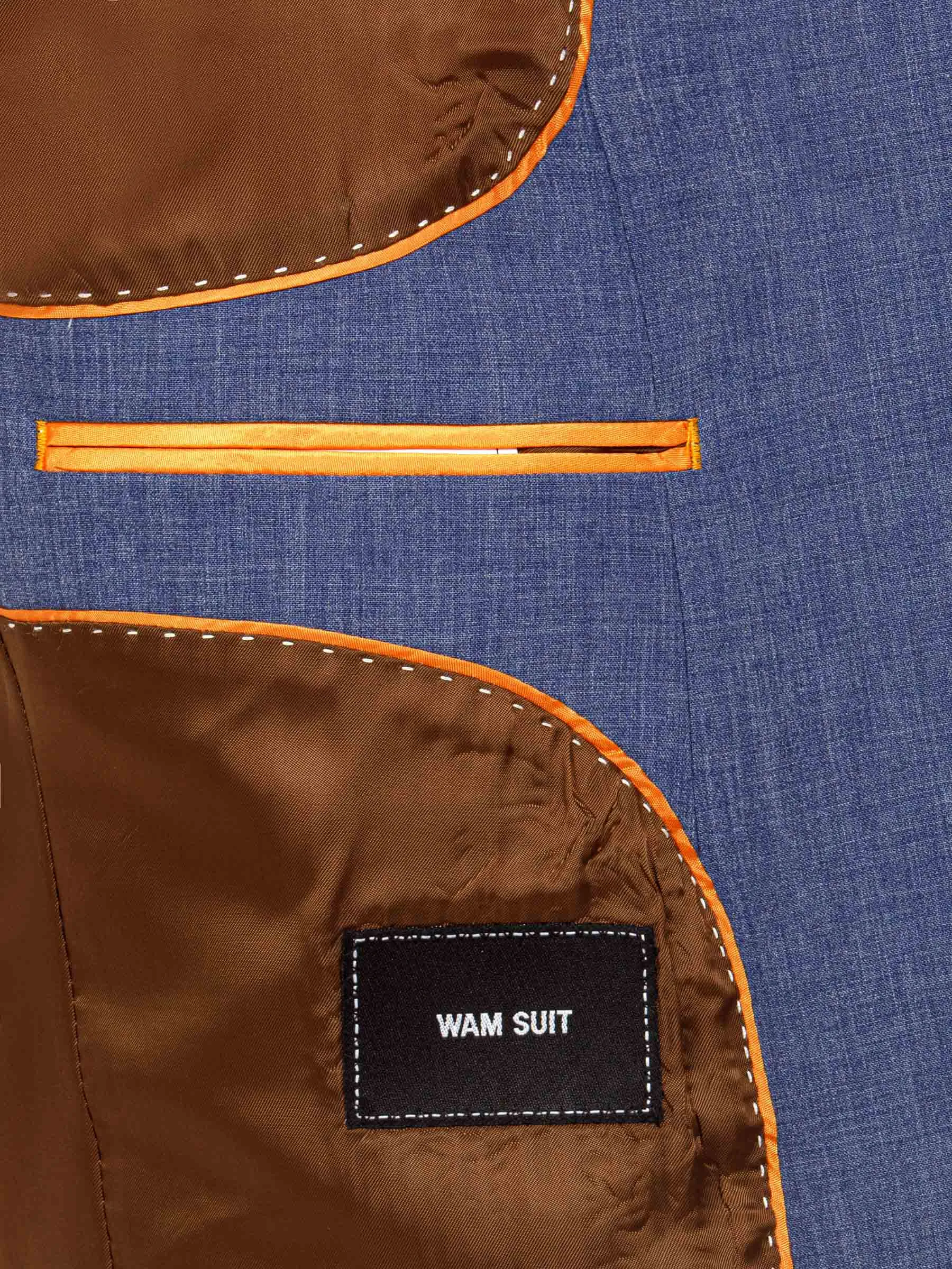 Ilario Single Breast Blue Blazer