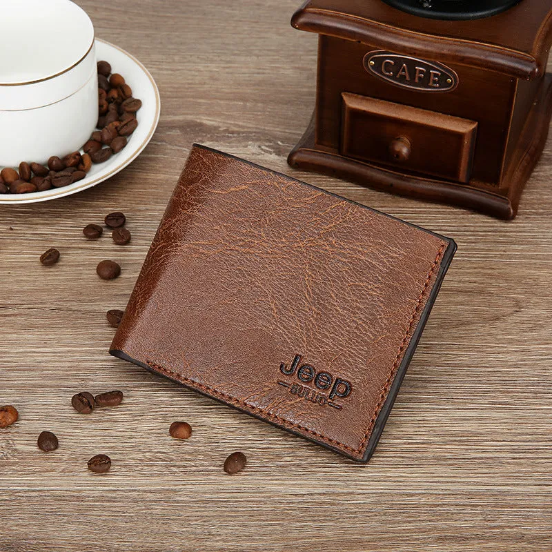 Innovative Men's Stylish Short Business Clutch Men's Wallets