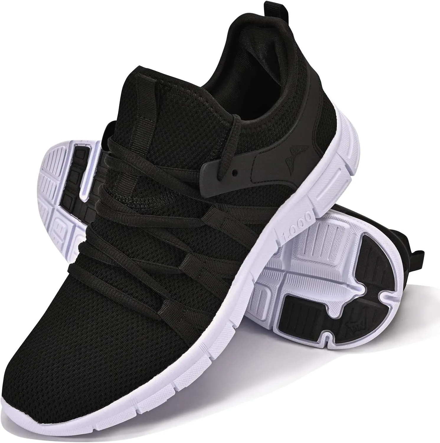 INZCOU Running Shoes Lightweight Tennis Shoes Non Slip Gym Workout Shoes Breathable Mesh Walking Sneakers