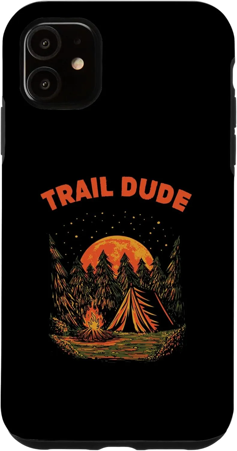 iPhone 11 Trail Dude Hiking Mountain Hiker Summit Wildlife Trip Case