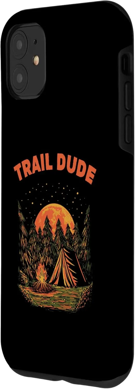 iPhone 11 Trail Dude Hiking Mountain Hiker Summit Wildlife Trip Case
