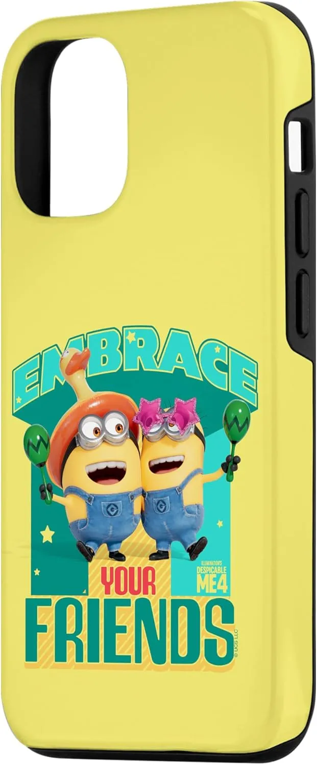 iPhone 14 Pro Minions Despicable Me 4 Embrace Your Friends Case
