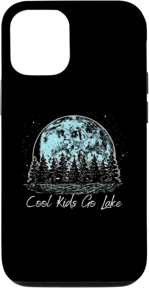 iPhone 15 Kids Go Lake Traveler Camping Exploration Camper Lakes Case