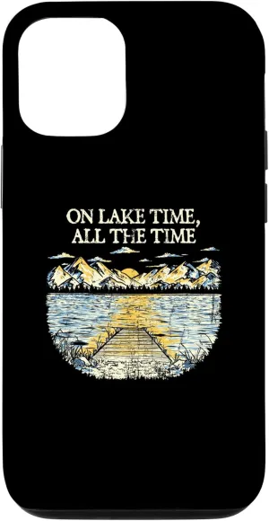 iPhone 15 On Lake Time All the Time Traveler Lakes Exploration Lagoon Case