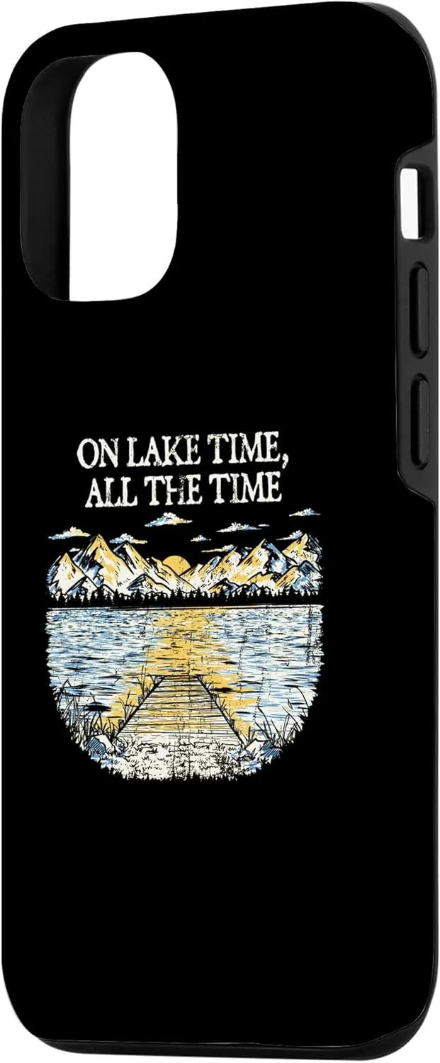 iPhone 15 On Lake Time All the Time Traveler Lakes Exploration Lagoon Case
