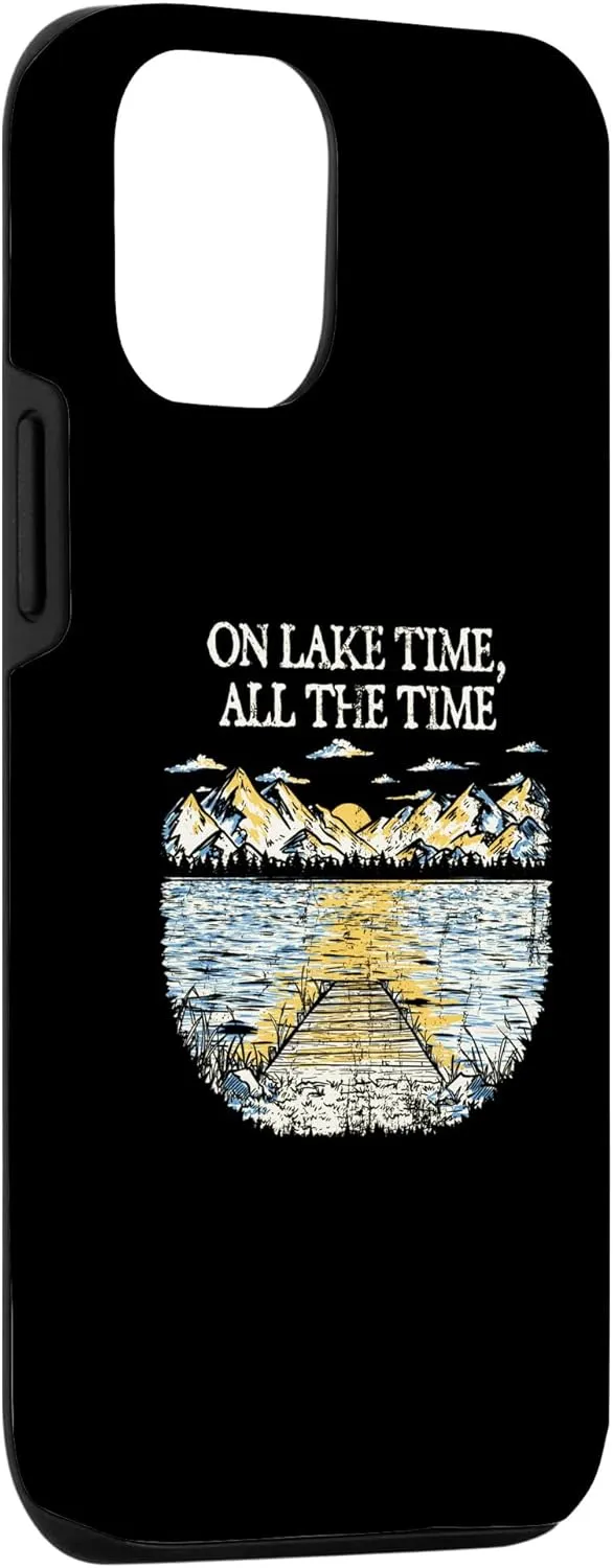 iPhone 15 On Lake Time All the Time Traveler Lakes Exploration Lagoon Case