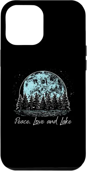 iPhone 15 Plus Peace Love and Lake Camping Traveler Camper Exploration Case