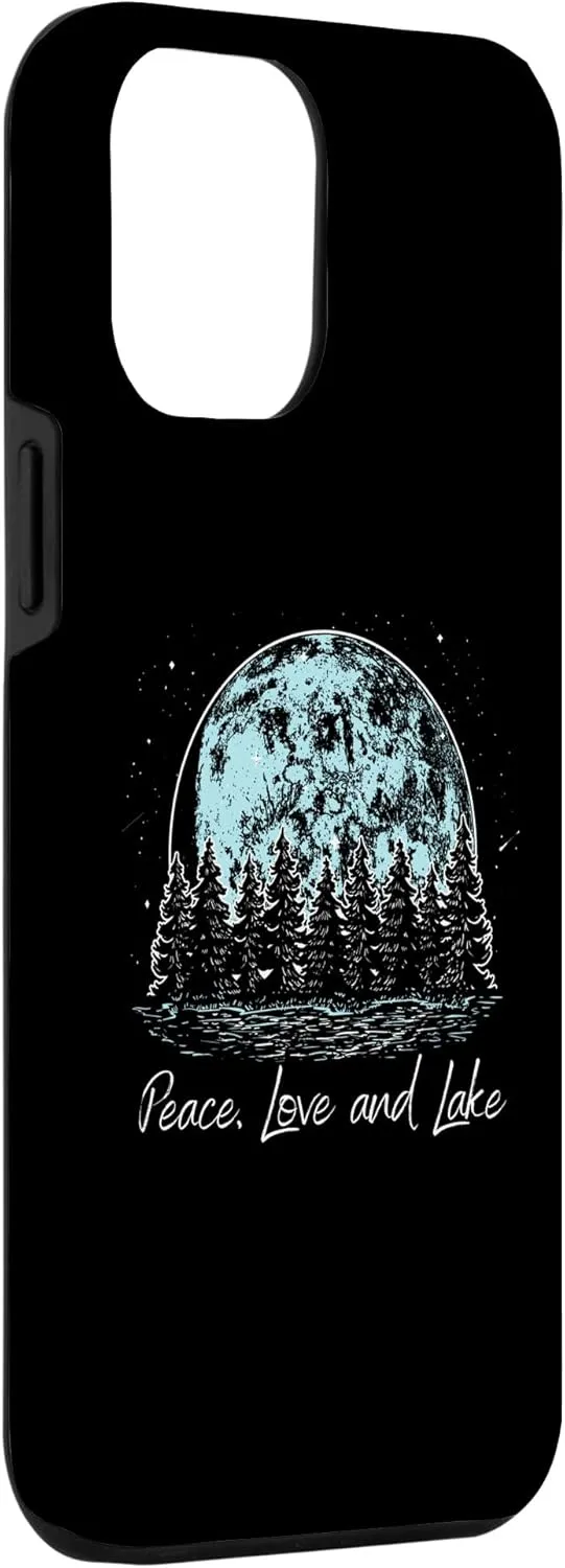 iPhone 15 Plus Peace Love and Lake Camping Traveler Camper Exploration Case