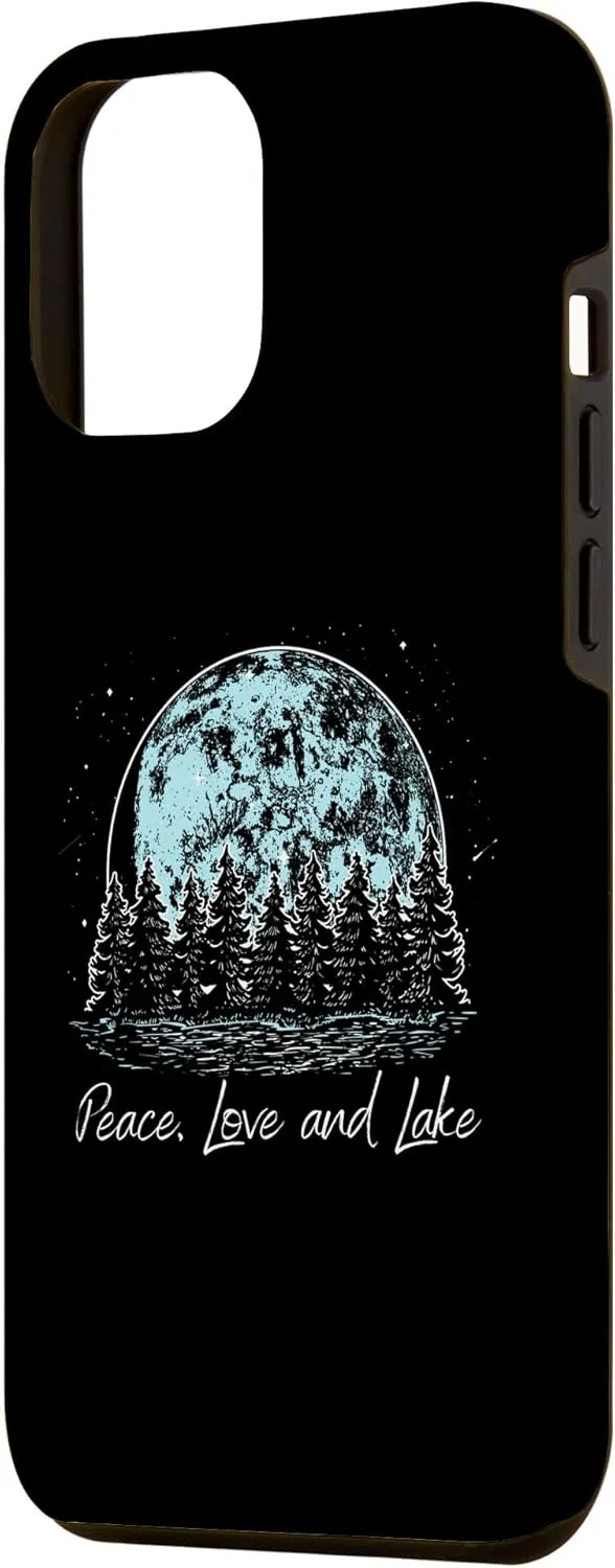 iPhone 15 Plus Peace Love and Lake Camping Traveler Camper Exploration Case