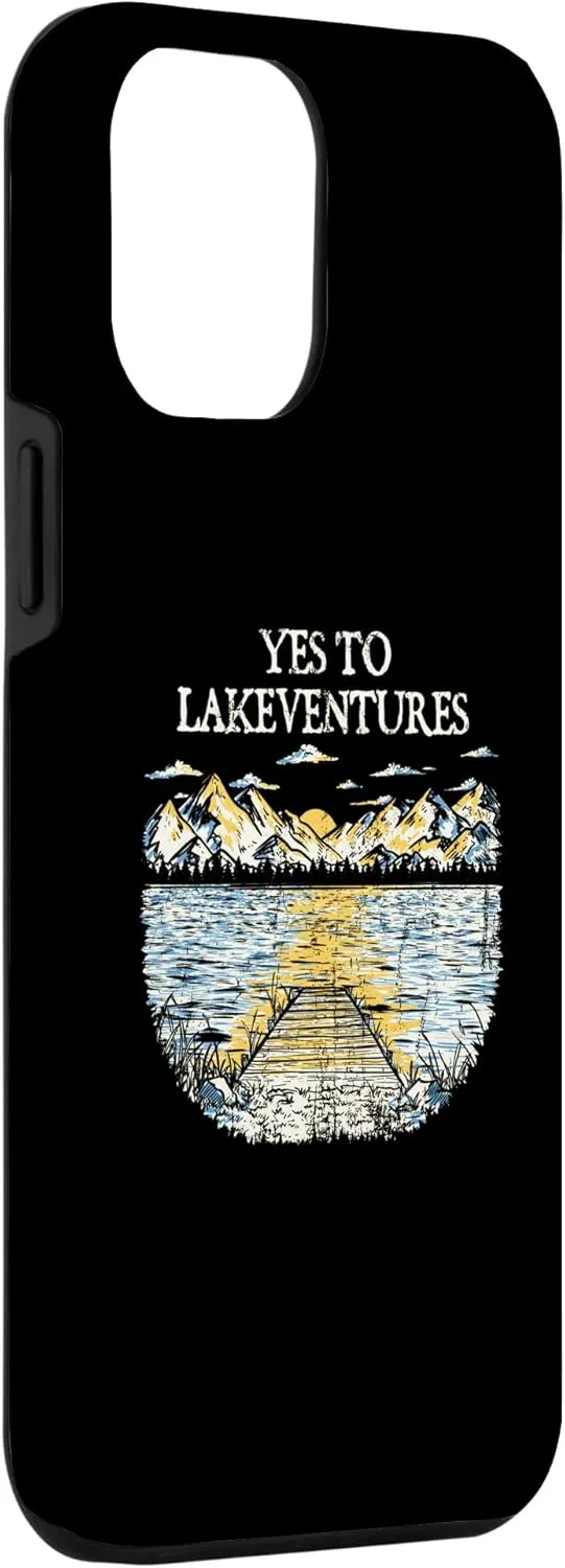 iPhone 15 Plus Yes to Lakeventures Traveler Lakes Exploration Lagoon Case
