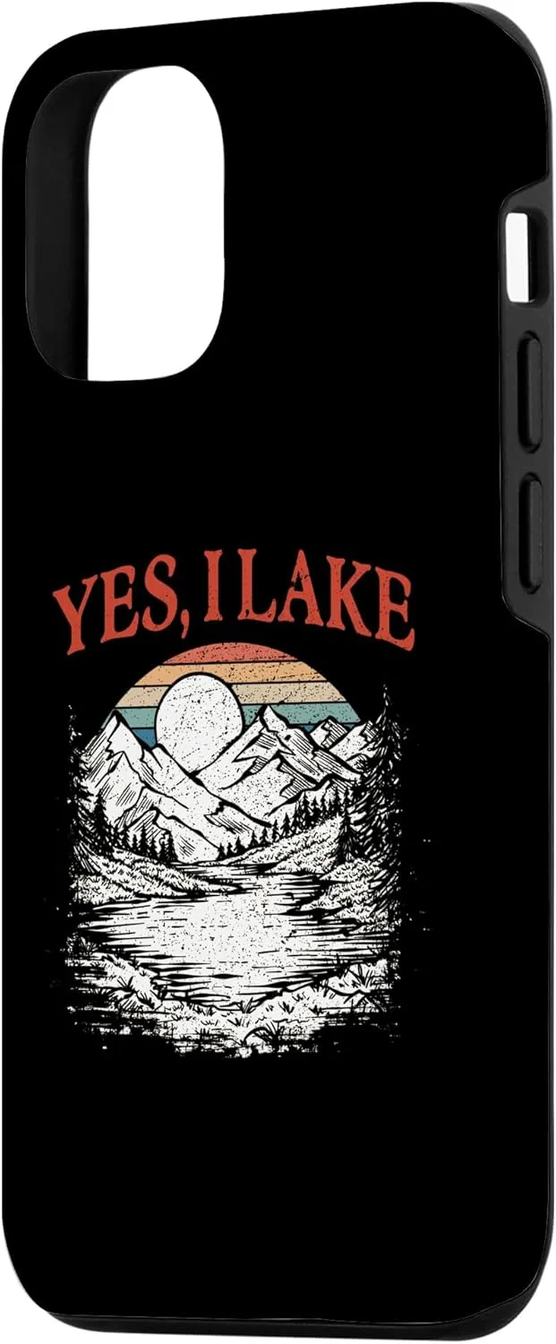 iPhone 15 Yes I Lake Traveler Camping Exploration Camper Lakes Case