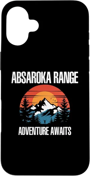 iPhone 16 Plus Absaroka Range Adventure Awaits Montana US Mountains Wyoming Case