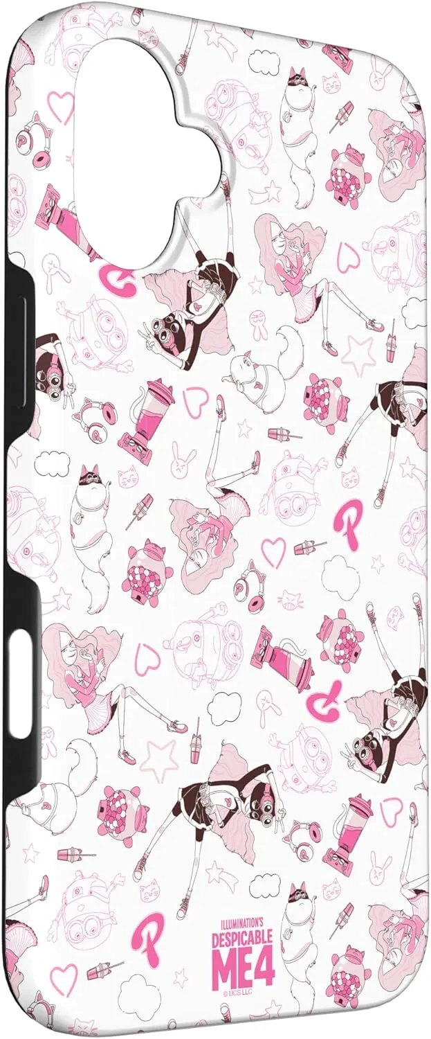 iPhone 16 Plus Minions Despicable Me 4 Poppin’ all over print Case