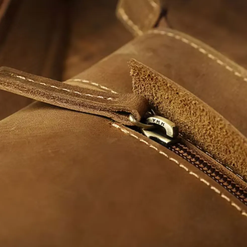 Jasper | Vintage Leather Crossbody Sling Travel Bag