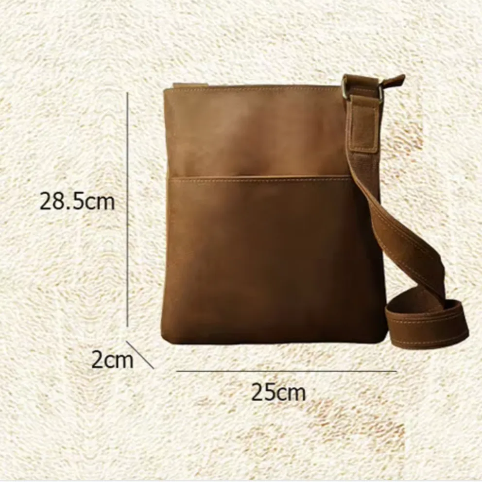 Jasper | Vintage Leather Crossbody Sling Travel Bag