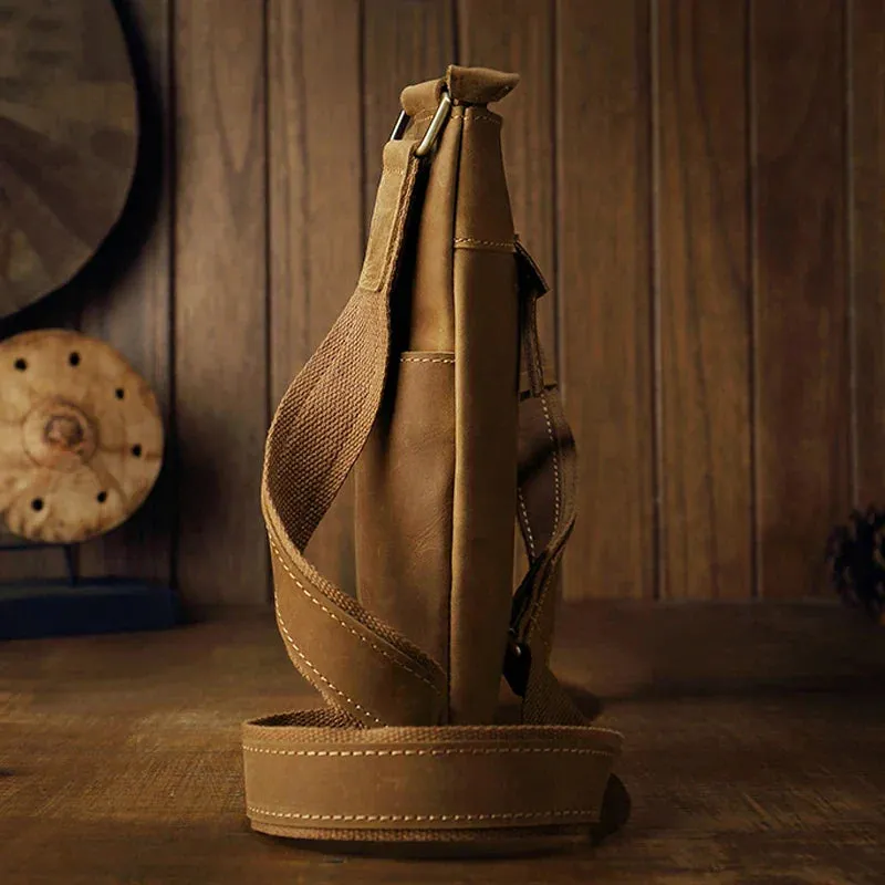 Jasper | Vintage Leather Crossbody Sling Travel Bag