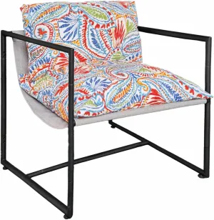 JMGBird Accent Chair Metal Chairs Frame for Patio Deck Garden Yard Balcony Living Room Porch Poolside