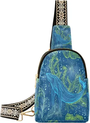 JSTEL Leather Crossbody Sling Bags for Women,Leather Crossbody Purses Leather Crossbody Bag Sling Purse