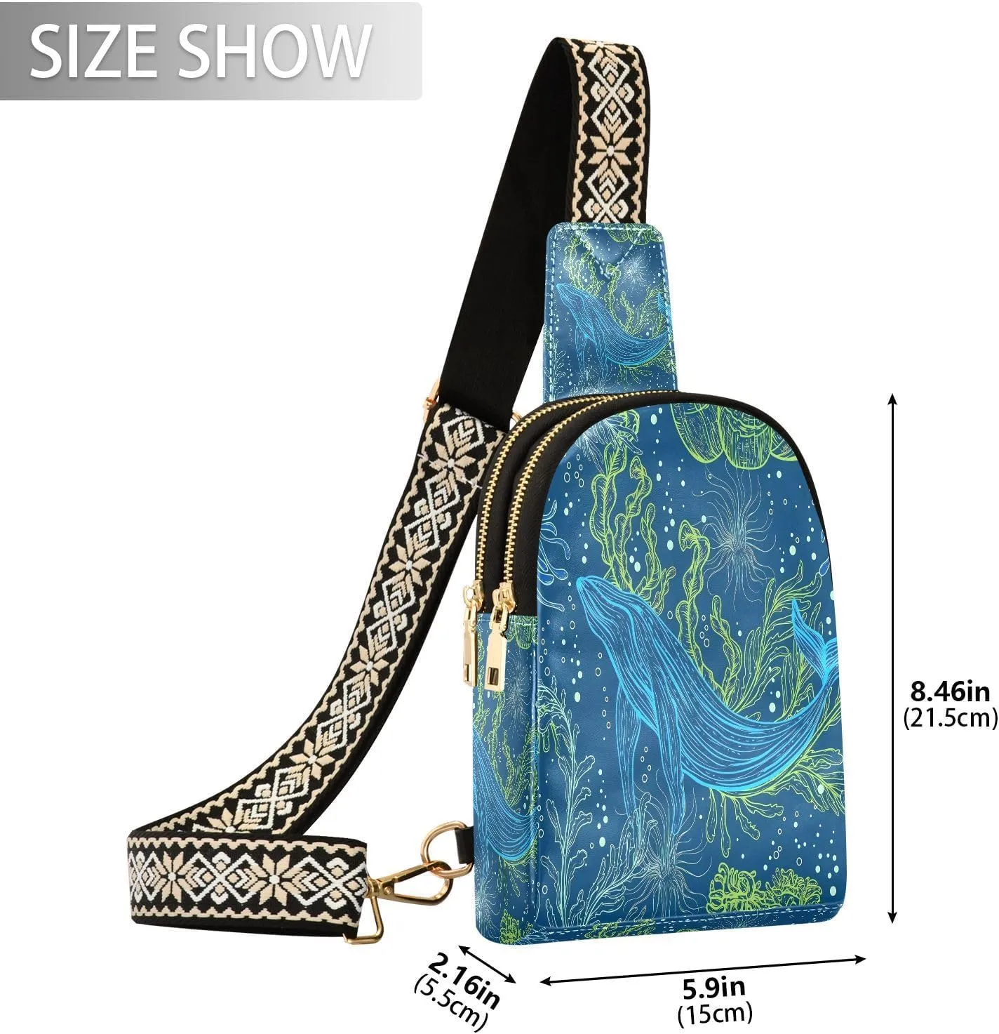 JSTEL Leather Crossbody Sling Bags for Women,Leather Crossbody Purses Leather Crossbody Bag Sling Purse