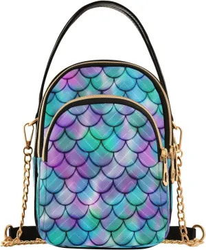 JSTEL Small Crossbody Bag for Women with Compartments,Long Strap Crossbody Purse Polyester Phone Purse Wallet