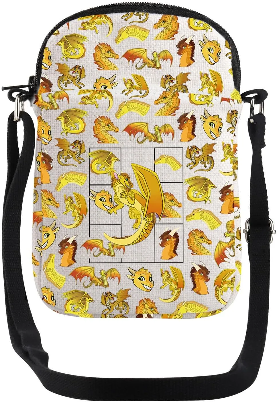 JYTAPP In My Dragon Era Crossbody Bag Wings Dragon Novel Crossbody Purse Bag Sandwings Dragon Wings Bookish Gift