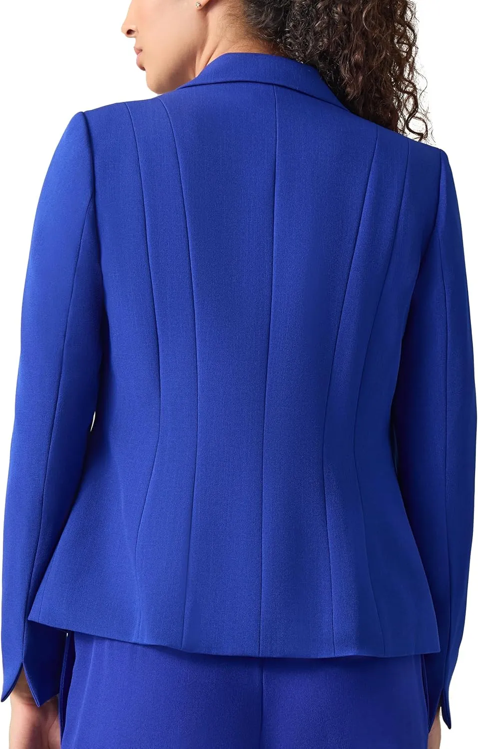 Kasper Women's 1 Button Panel Seamed Jacket W/ 2 Slit