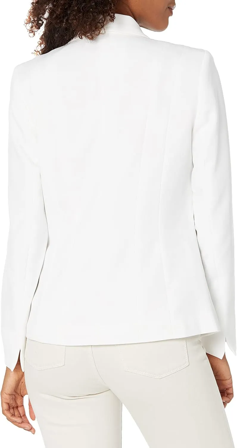 Kasper Women's 1 Button Panel Seamed Jacket W/ 2 Slit