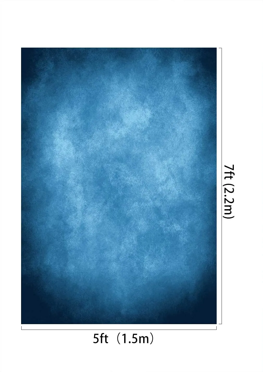 Kate 5x7ft Dark Blue Abstract Backdrops Blue Portrait Professional Backgrounds Retro Backdrop
