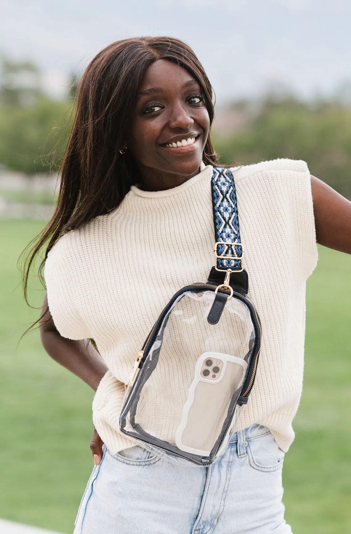 Kenzie Clear Sling Crossbody