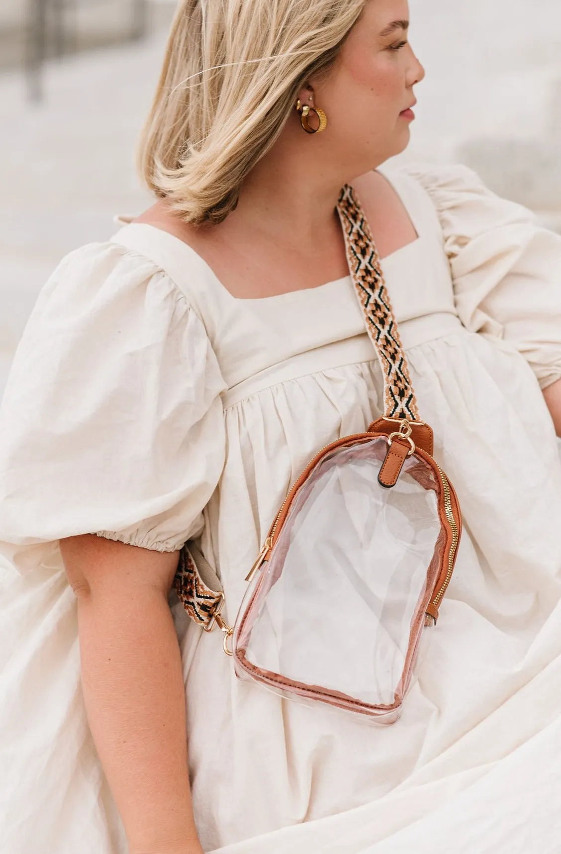 Kenzie Clear Sling Crossbody