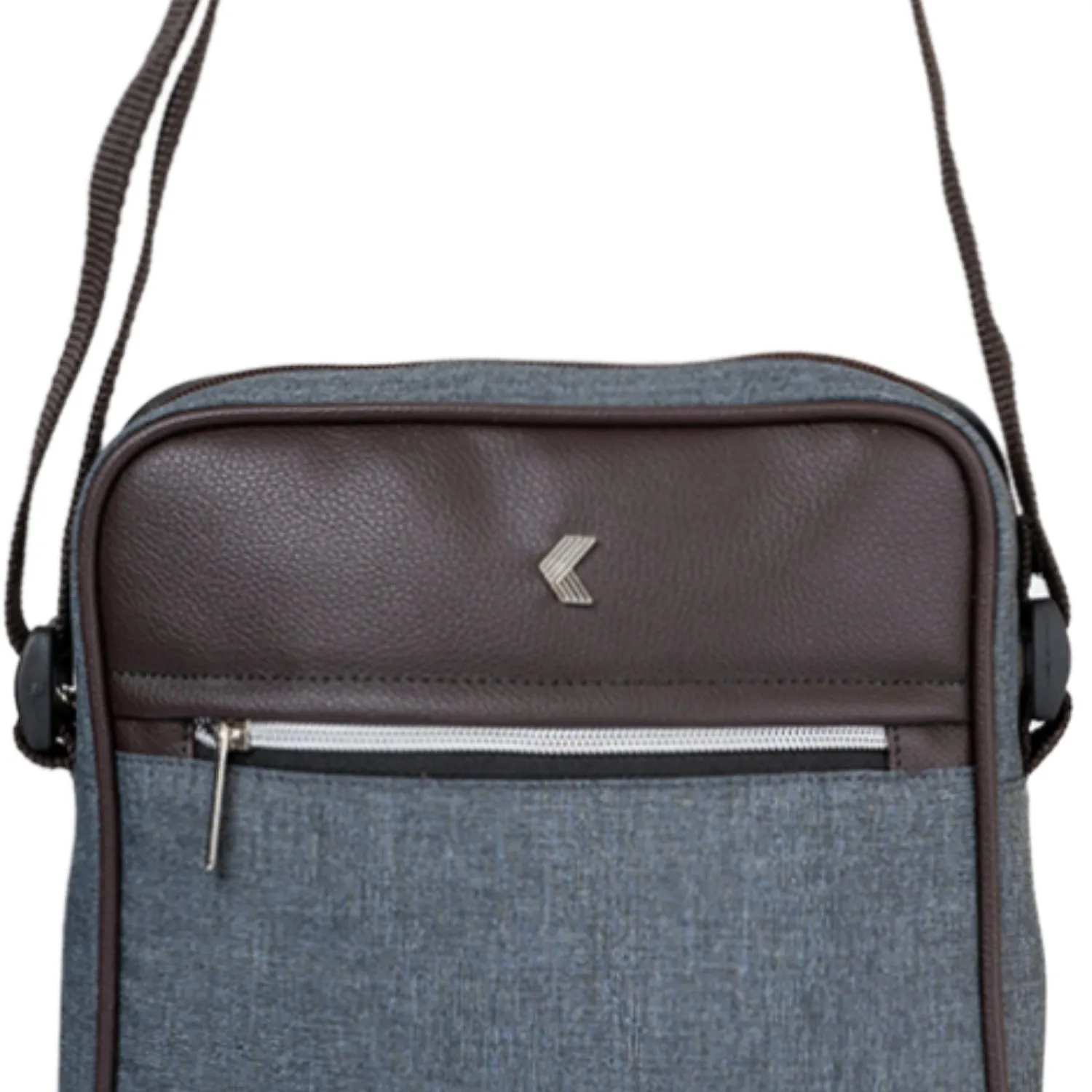 Khadim Crossbody Sling Bag with Adjustable Long Strap for Men
