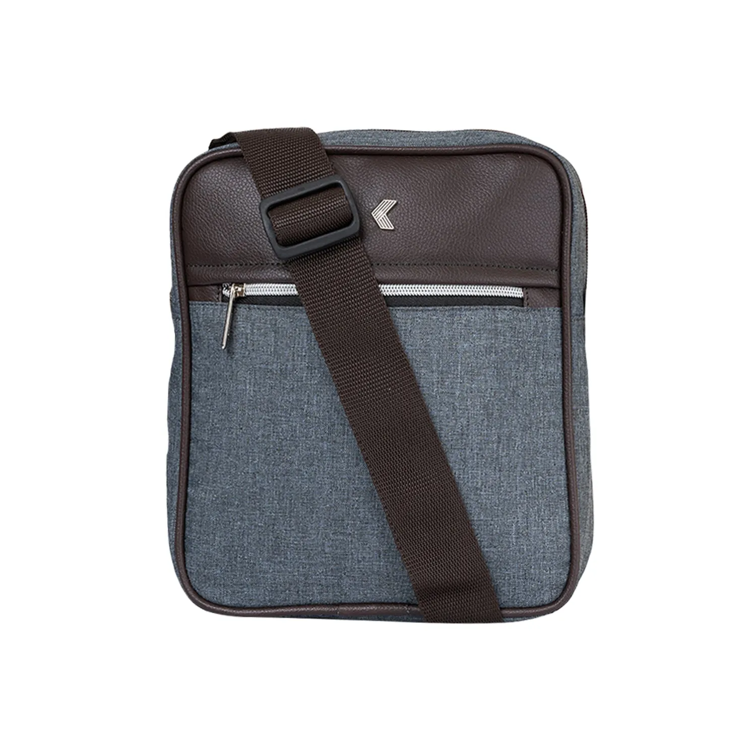 Khadim Crossbody Sling Bag with Adjustable Long Strap for Men