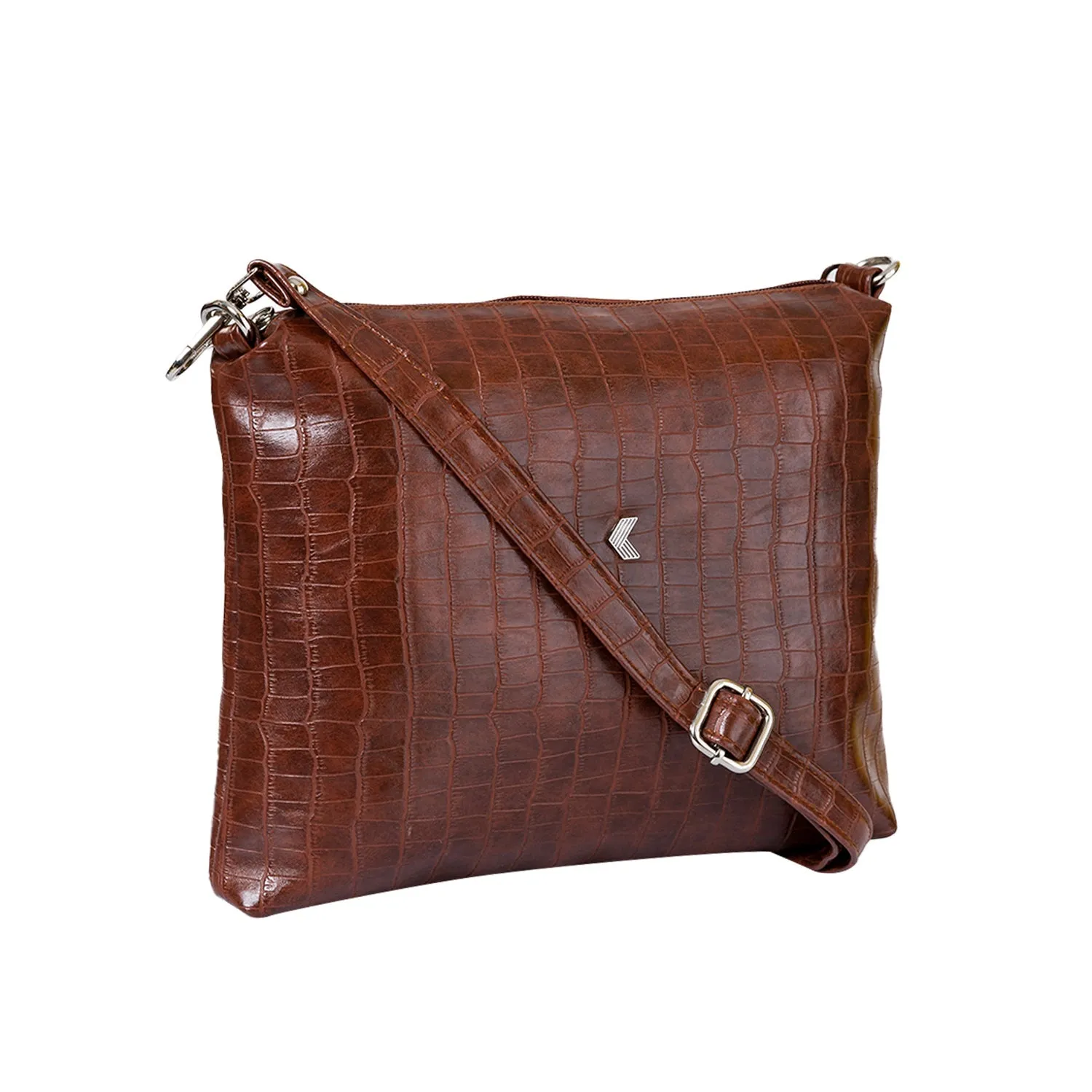 Khadim Crossbody Sling Bag with Detachable & Adjustable Long Strap for Women