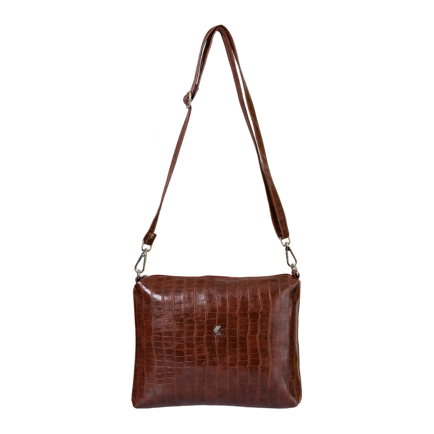 Khadim Crossbody Sling Bag with Detachable & Adjustable Long Strap for Women