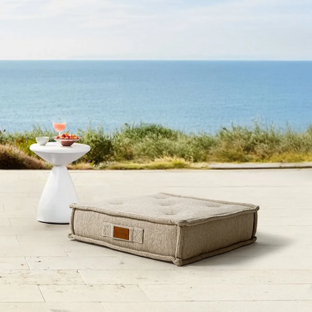 La Concha Pouf With Compressed Foam - 333-CF-Beige