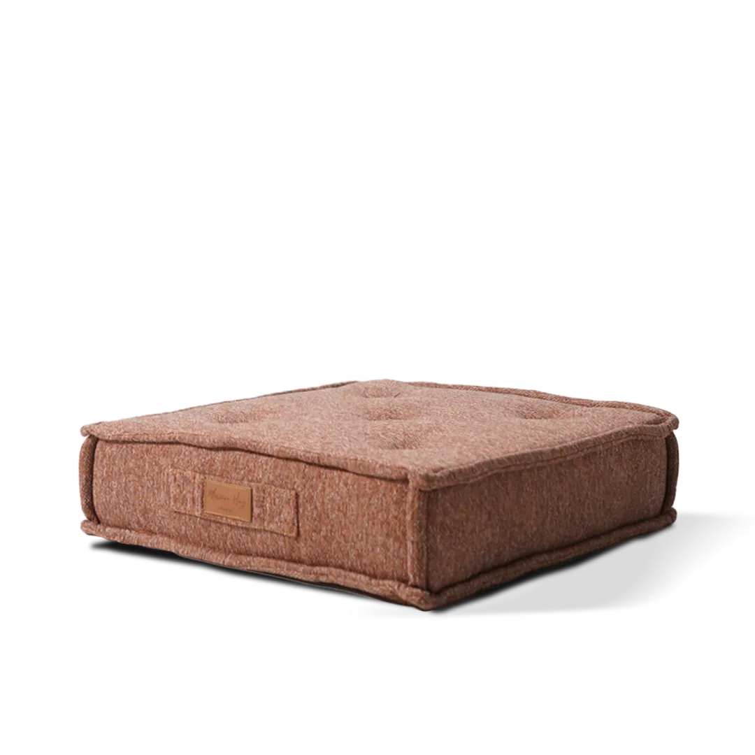 La Concha Pouf with Compressed Foam - 333-CF-Orange
