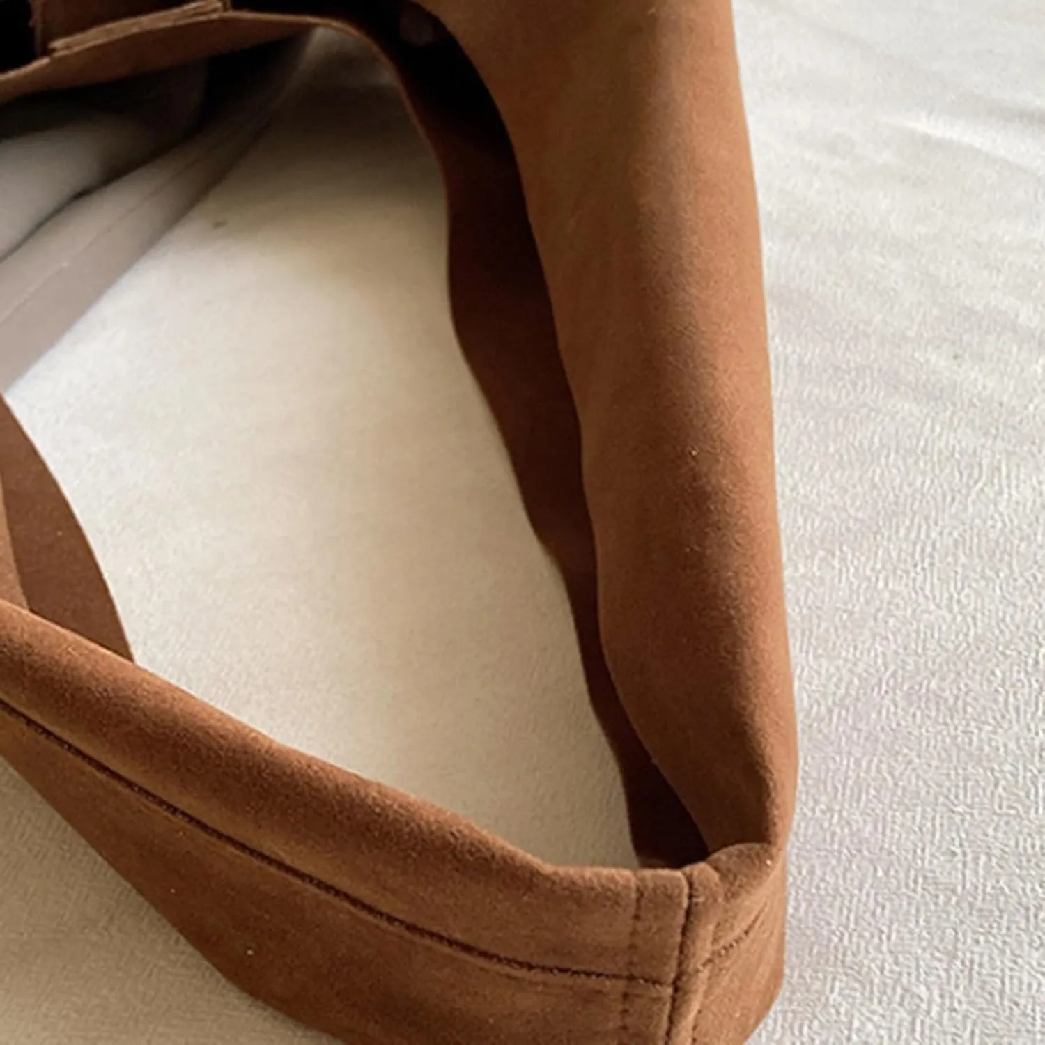 Ladies Soft Pu Leather Shoulder Bags Waterproof Nylon Crossbody Bags for Woman Trendy Womens Elegant Evening Bag(Coffee)